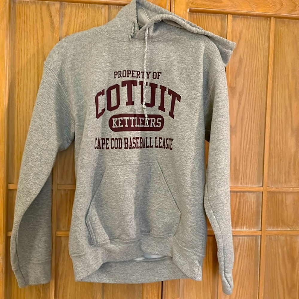 Cape Cod Baseball Cotuit Ketleers gray hoodie - men's small
